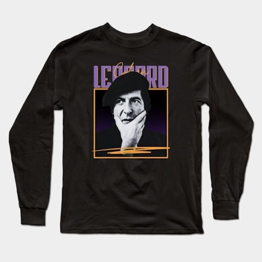 Leonard Cohen Cotton Music Sweatshirt